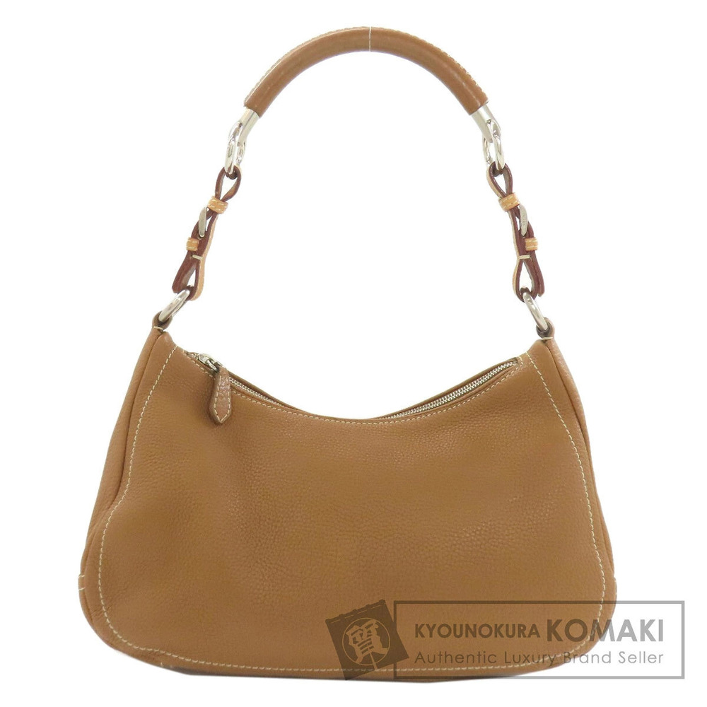 Prada Hobo Leather Shoulder Bag